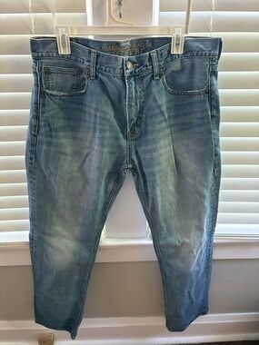 American Eagle Outfitters Faded Light Blue Men's Jeans